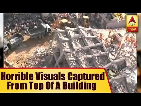 Greater Noida Building Collapse: Horrible Visuals Captured From Top Of A Building