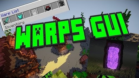 Minecraft Plugin Tutorial: WARPS GUI