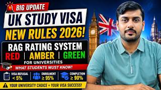 UK Universities New RAG System (Red, Amber, Green) | How It Affects Your Visa ? 2026 Study Update