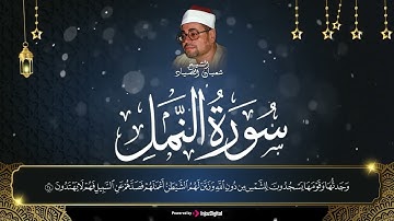 ما تيسر من سوره النمل..بصوت الرائع شعبان الصياد