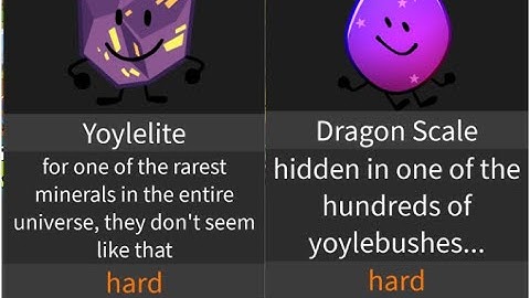 How to get Yoylelite and Dragon scale in Find the bfb Characters (845) (UPDATED)