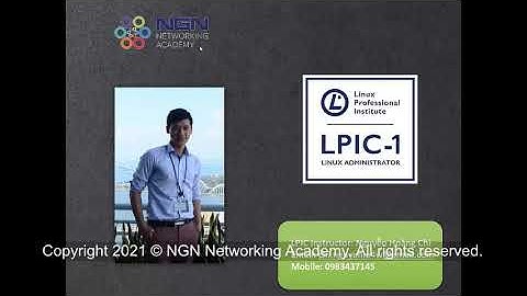 Khóa học LPIC-1 Buổi 1