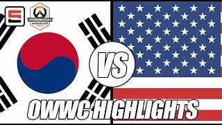 South Korea vs USA Overwatch World Cup 2019 Highlights | ESPN ESPORTS