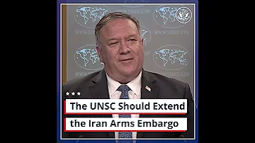The UNSC Should Extend The Iran Arms Embargo 