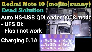 Redmi Note 10 Dead Auto 9008 Mode | Flash Not Work | Charging 0.1 Ampere @mobilecareid