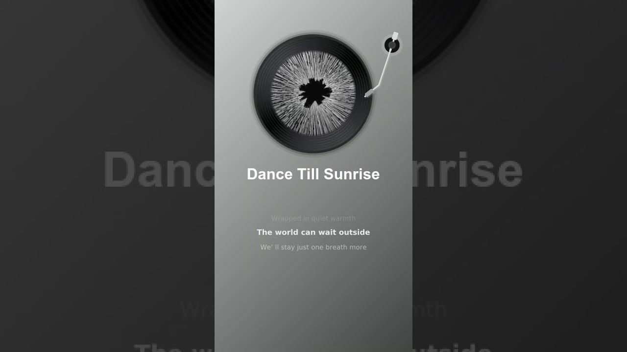 Dance Till Sunrise