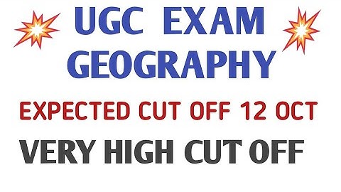 Ugc net cut off 12 October 2022