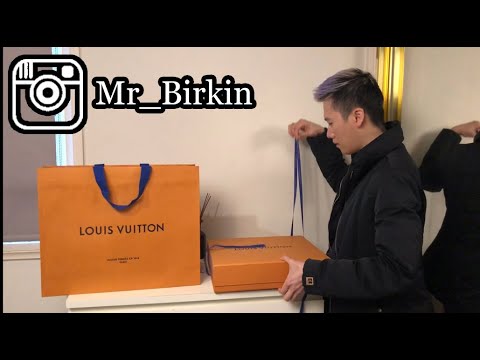 UNBOXING Louis Vuitton 2018 Mens Collection Titanium by Kim Jones - YouTube