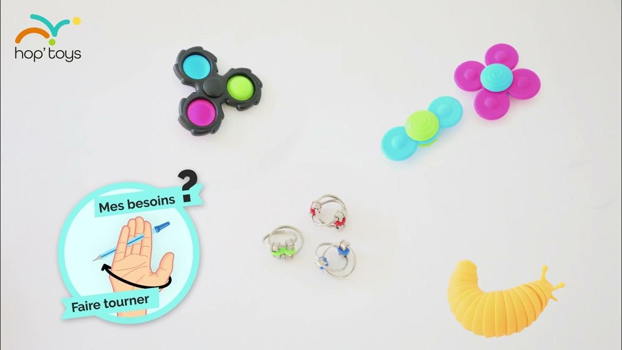 Les fidgets pour l'aider à se concentrer - Blog Hop'Toys