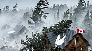 Extreme weather hits Canada..!! Storm in Edmonton, paralyzes Alberta