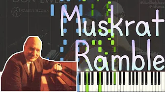 Don Ewell - Muskrat Ramble 1947 (Classic New Orleans Jazz Synthesia)