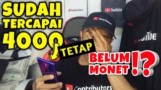 Channel Sudah 4000 JAM TAYANG BELUM BISA MONETISASI ⁉️ Solusi Monetisasi Youtube ❓Info Komunitas ❗