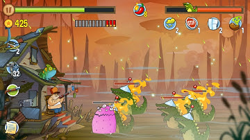 Swamp Attack - Episode 4. Level 4 Gameplay