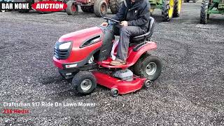 Craftsman 917 Ride On Lawn Mower
