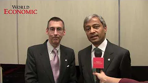 Alan Mader and Nitin Mehta told the World Economic...