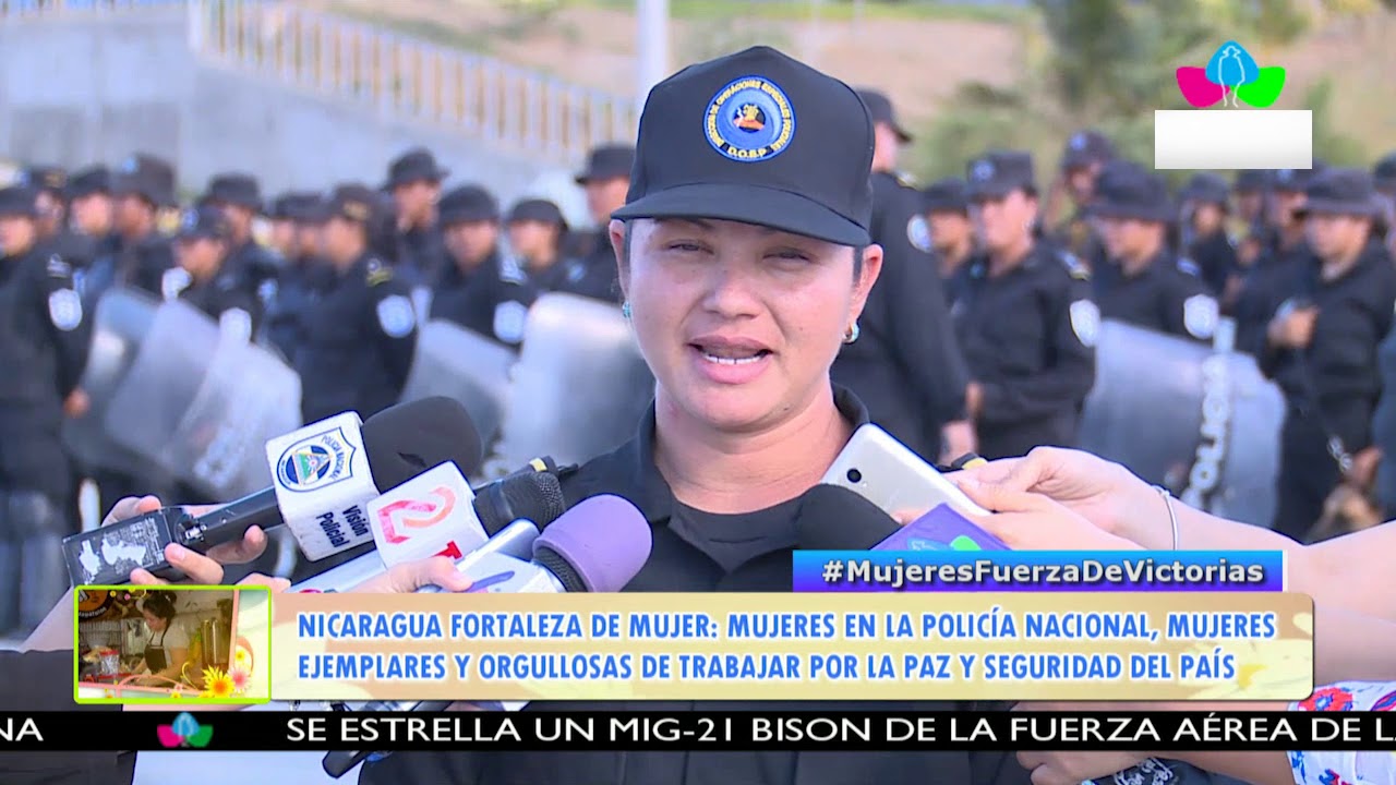 Multinoticias |Mujeres en la Policía Nacional, ejemplares y orgullosas de trabajar por la paz nicaragua national costume