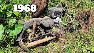 FULL RESTORATION • 1968 HONDA BENLY 50cc Abandoned • Full TimeLapse