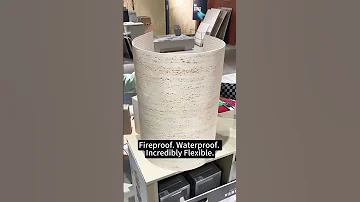 Want A Luxury Wall Without The Cost FlexibleTile Travertine DIY HomeRenovation InteriorDesign 