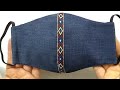 Face Mask Sewing Tutorial | How to make a Face Mask | Home made Face Cover |  Cómo hacer mascarilla