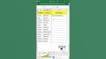 Concetante function in Excel💥#computer  #AdvanceExcel #jaipur #shortcutkeys #microsoftexcel