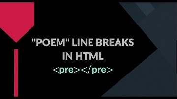 HTML line breaks, POEM style line breaker | HTML tutorial for beginners | Make websites /Tech Source
