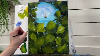 EASY! How To Paint HYDRANGEAS 🎨 step by step painting tutorial in acrylic by Joni Young Art 5,551 views 2 months ago 34 minutes