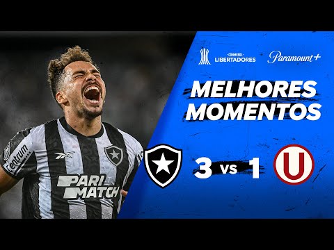 BOTAFOGO 3 x 1 UNIVERSITARIO - CONMEBOL LIBERTADORES 2024 | Paramount Plus Brasil