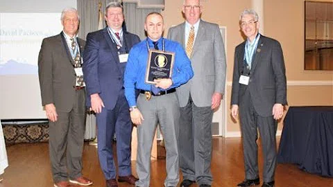 William H. Spurgeon III Award recipient Lt David P...