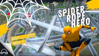 Spider Rope Hero : Venom gameplay | Spider man android games. In Gaming Channel screenshot 4