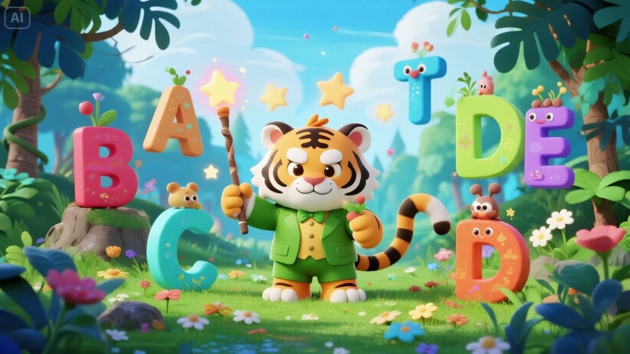 🐯 Alphabet Jungle Adventure with the ABC Tiger 2 🌿 | More Letters & Jungle Fun!