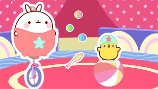 Enjoy Training with Molang : The Best Circus Show! 🎪 | Molang | Funny Compilation For Kids