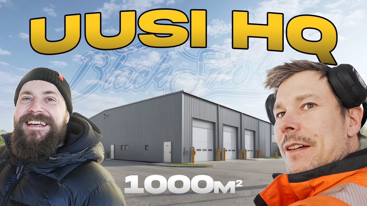 🔥 TÄSSÄ SE ON! MEIDÄN UUSI TALLI – BLACK SMOKE HQ