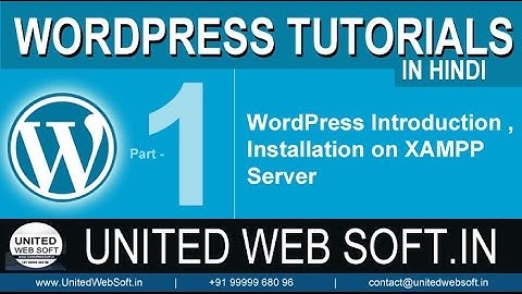 WordPress Tutorials in Hindi : part 1
