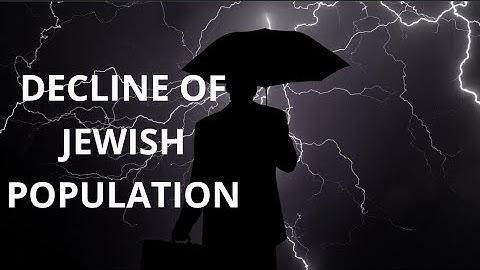 Decline of Jewish population by years || #knowledge #facts #israel #hamasattack #gaza