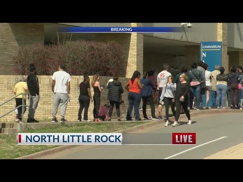 Students evacuated from North Little Rock Middle School due to low oxygen levels