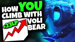 Here is how YOU CLIMB with Volibear | Best Runes & Items - Guide