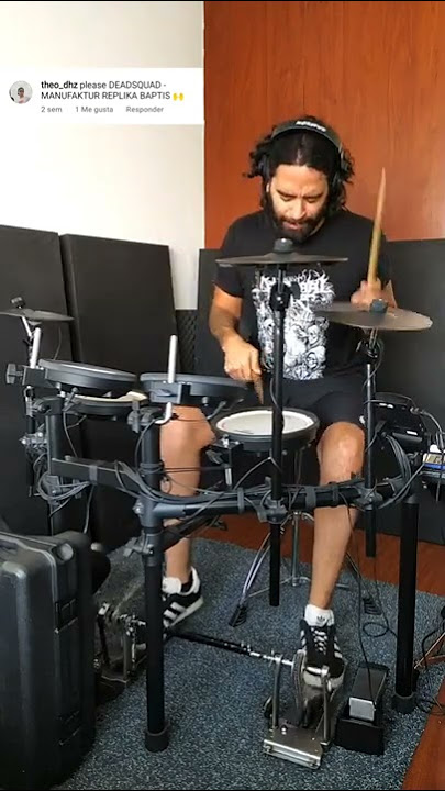 🥁 Manufaktur Replika Baptis by @Deadsquad #drumcover #drummer #drumming #drums #techdeath