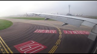 [FLIGHT LANDING] American 777-200ER - LOW FOG Landing at London Heathrow Airport