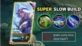 KARRIE BUILD THE PERFECT SUPER SLOW BUILD FOR 2024!! INSANE SLOWING EFFECT😱 | MLBB