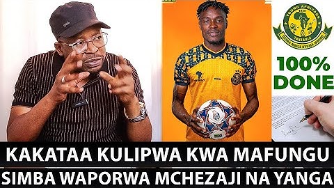 🔴:SALAMBA afichua SIMBA walivyoshindwa dili na YANGA • Kumbe mchezaji alikataa OFA ya Mo kisa hichi.