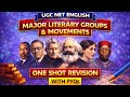 Major Literary Movements &amp; Literary Groups | One-Shot Revision with PYQs | UGC NET English 🎯
