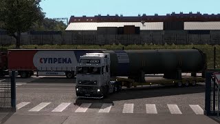 Euro Truck Simulator 2 Game Play. [Germany to Czech Republic].유로트럭2 독일 - 체코, 가스 파이프라인 부품 운송. screenshot 1