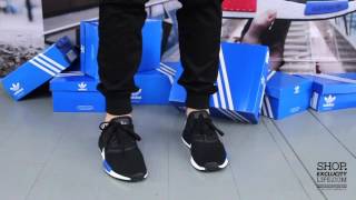 nmd unity blue on feet