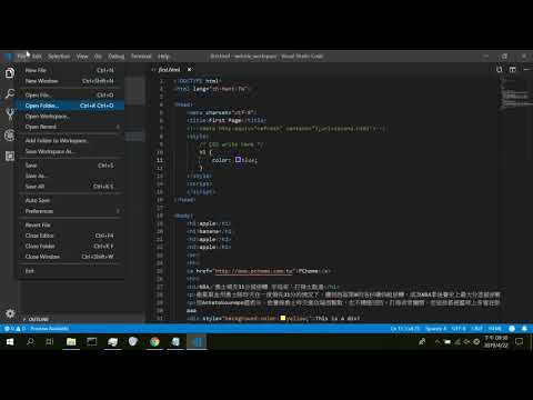 調整 Visual Studio Code 字體大小