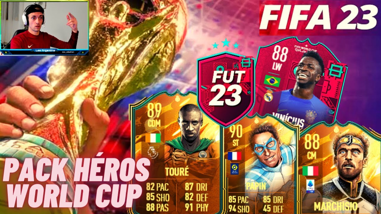 FIFA 23 J'OUVRE MON PACK HÉROS WORLD CUP GARANTI FUT 23 JE PACK UN BALLON D'OR 🔥🔥