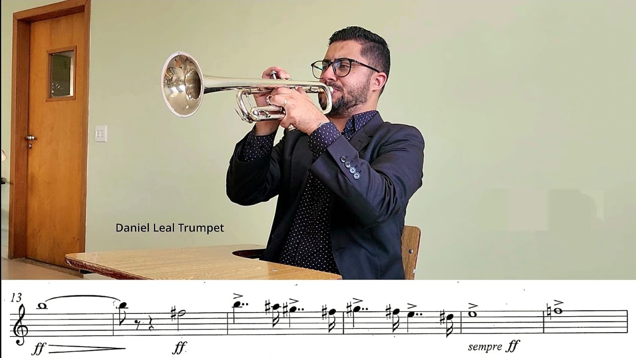 Mahler 5 Opening Trumpet solo excerpts Daniel Leal Trumpet YouTube