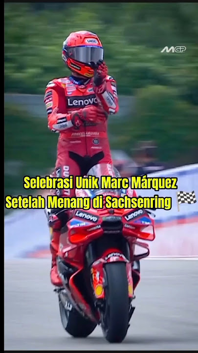 Selebrasi Aura Farming Marc Márquez di MotoGP Jerman! #motogp#shorts