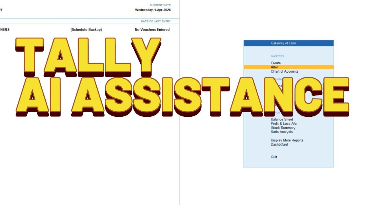 AI in Tally Prime | Complete Beginner's Guide to Smart Accounting