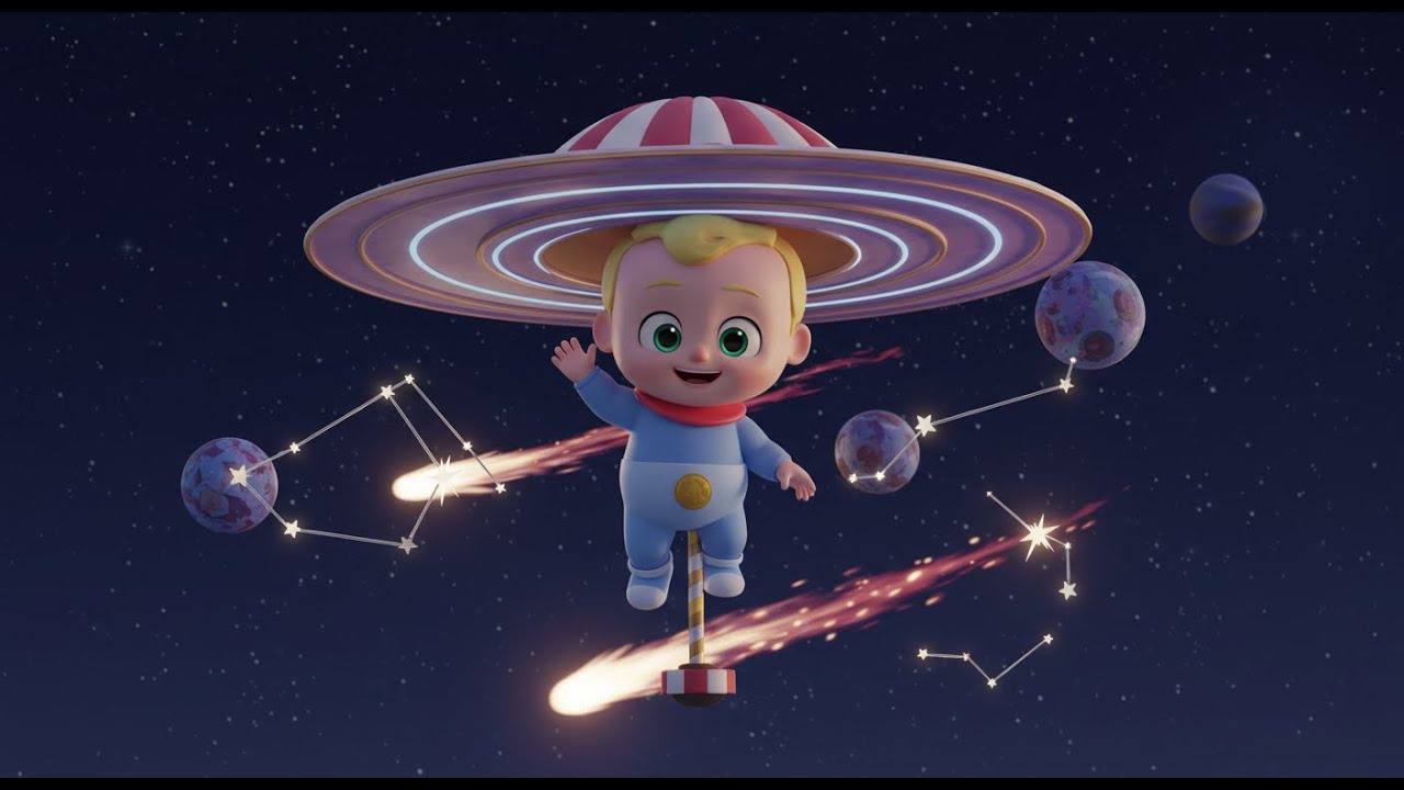 The Comet Carousel of Baby Dreams 🌠🎠 Nursery Rhyme for Toddlers Sing Along Kids Songs