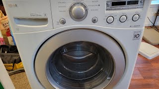 LG Direct Drive True Balance washing machine water leak found